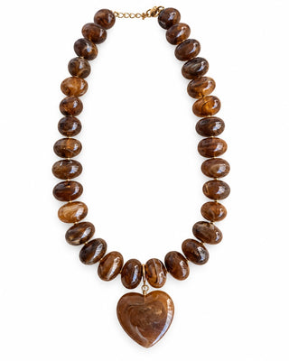 Caramel Heart Necklace