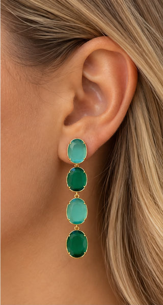 Emerald Drop Earrings