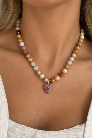 Blush Heart Necklace