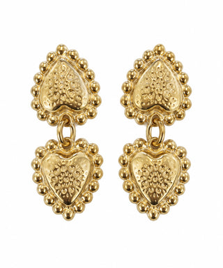 Double Heart Earrings