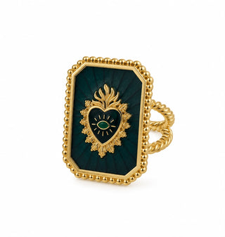 Heart Flame Ring