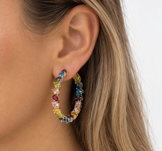 Rainbow Riviera Hoops