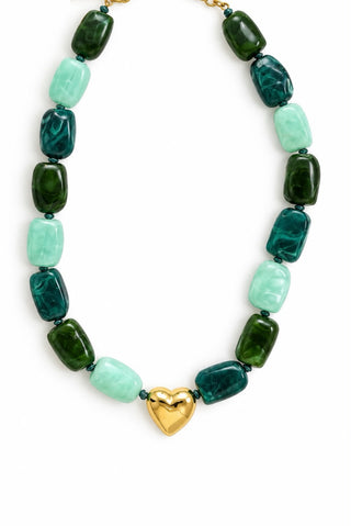 Emerald Heart Necklace
