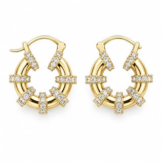 Celeste Spark Hoops