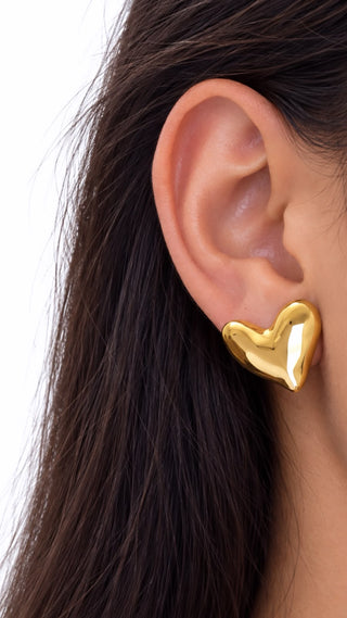 Puffy Heart Earrings
