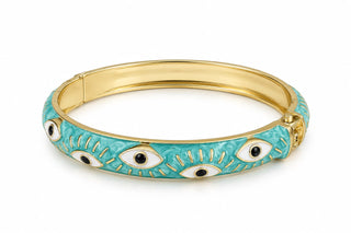 Turquoise Eye Bangle