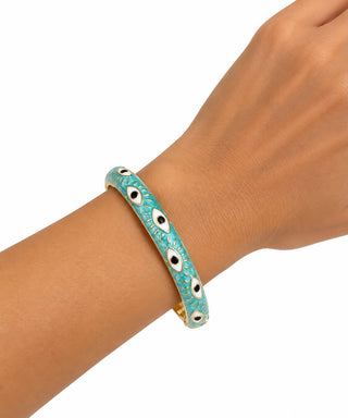 Turquoise Eye Bangle