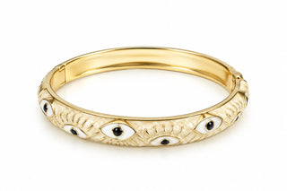 Ivory Eye Bangle